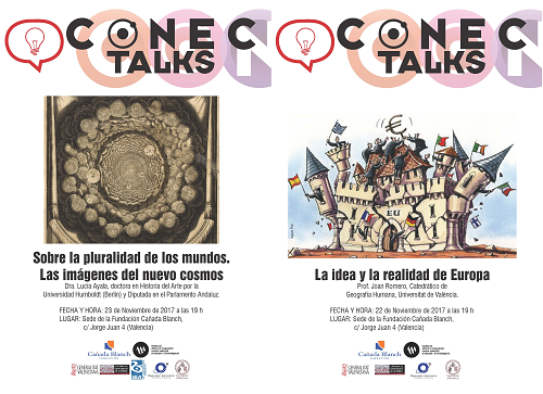 Cartells Conec Talks Joan Romero i Lucia Ayala